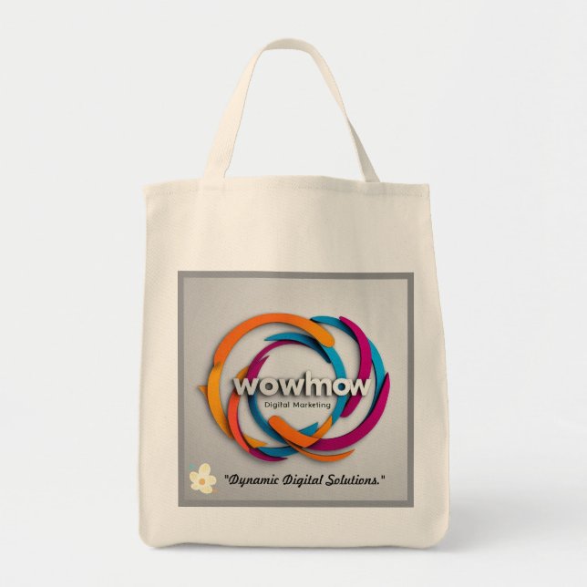 Bolsa Tote "Digital garantida" (Frente)