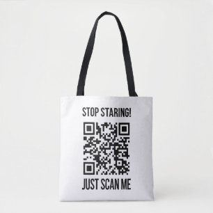 Bolsa Tote Digitalize-me o código QR: Crie o seu futuro