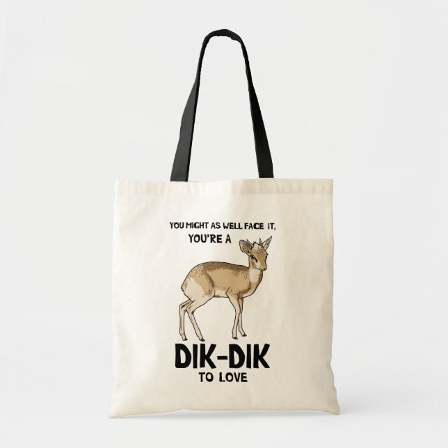 Bolsa Tote Dik-Dik ao amor (Frente)