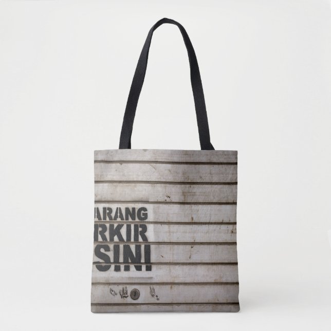 Bolsa Tote Dilarang parkir disini sinal (Frente)