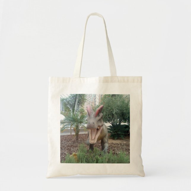 Bolsa Tote Dilophossauro Dinossauro Saco (Frente)