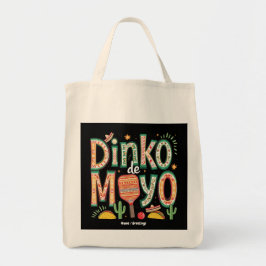 Bolsa Tote Dinko de Mayo Funny Cinco de Mayo Pickleball Pun
