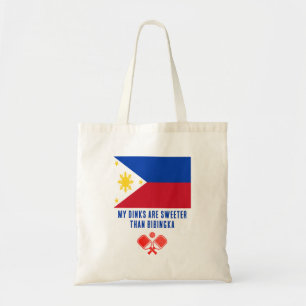 Bolsa Tote DINKS MAIS DOCE QUE BIBINGKA Filipinas Pickleball