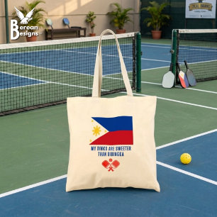 Bolsa Tote DINKS MAIS DOCE QUE BIBINGKA Filipinas Pickleball