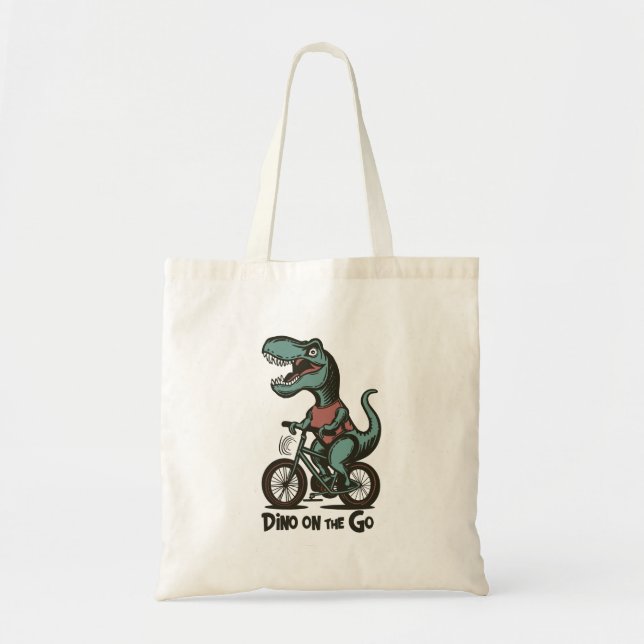 Bolsa Tote Dino em Movimento (Frente)