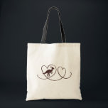 Bolsa Tote Dino Liebe – Herzlinien Parasaurolophus<br><div class="desc">Ein zartes Herzlinien‑Design mit einem Parasaurolophus,  das Liebe und Verbundenheit ausdrückt. Ideal als kleines Geschenk,  als Zeichen der Zuneigung oder einfach,  um jemandem ein Lächeln zu schenken. Ein warmes,  minimalistisches Motiv für Dino‑Fans und Herzensmenschen.</div>