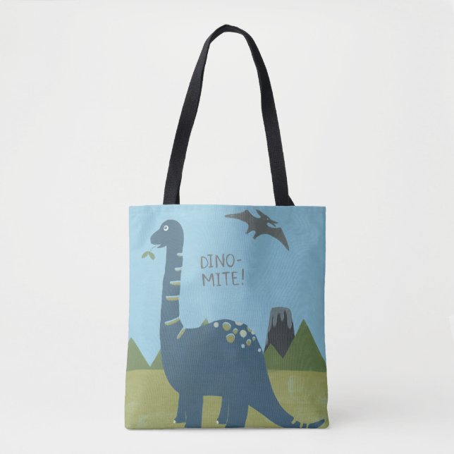 Bolsa Tote Dino-mite Dinossaur (Frente)