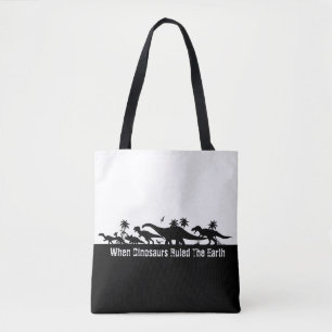 Bolsa Tote Dinossaur Silhouettes