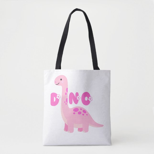 Bolsa Tote Dinossauro fofo 🦕  (Frente)