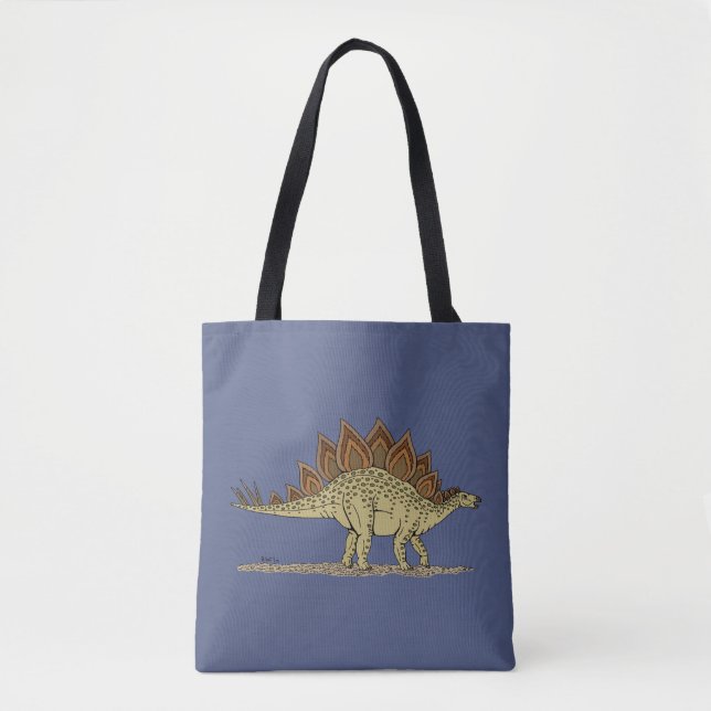 Bolsa Tote Dinossauro Jurássico Stegossauro (Frente)