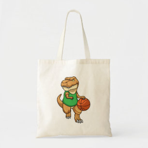 Bolsa Tote Dinossauro no Esporte com Basquete