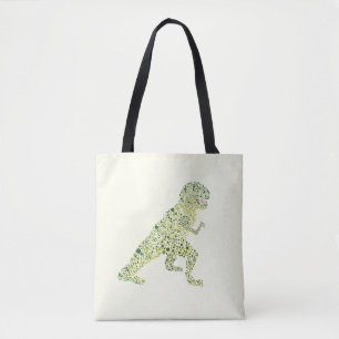 Bolsa Tote Dinossauro T-REX em Pontos