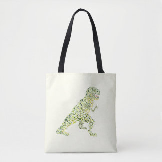 Bolsa Tote Dinossauro T-REX em pontos