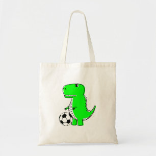 Bolsa Tote Dinossauro Verde Adora Futebol