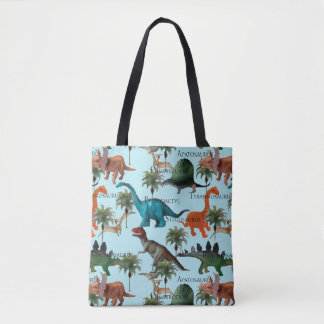 Bolsa Tote Dinossauros dos dinossauros!