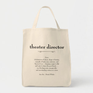 Bolsa Tote Diretor de Teatro Definição Obrigado Presente