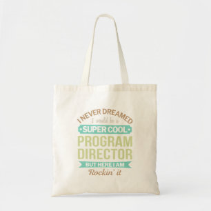 Bolsa Tote Diretor do Programa Oferece Apreciação Engraçada
