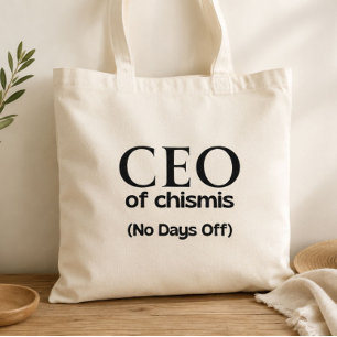 Bolsa Tote Diretor executivo de Chismis Funny Filipino Gift G