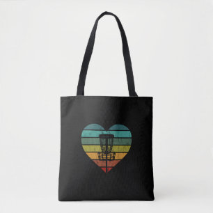 Bolsa Tote DiscGolf - Cesto Alvo Vintage Retro