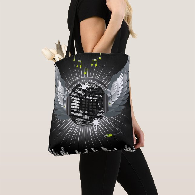Bolsa Tote Disco Ball Com Asas (Criador carregado)
