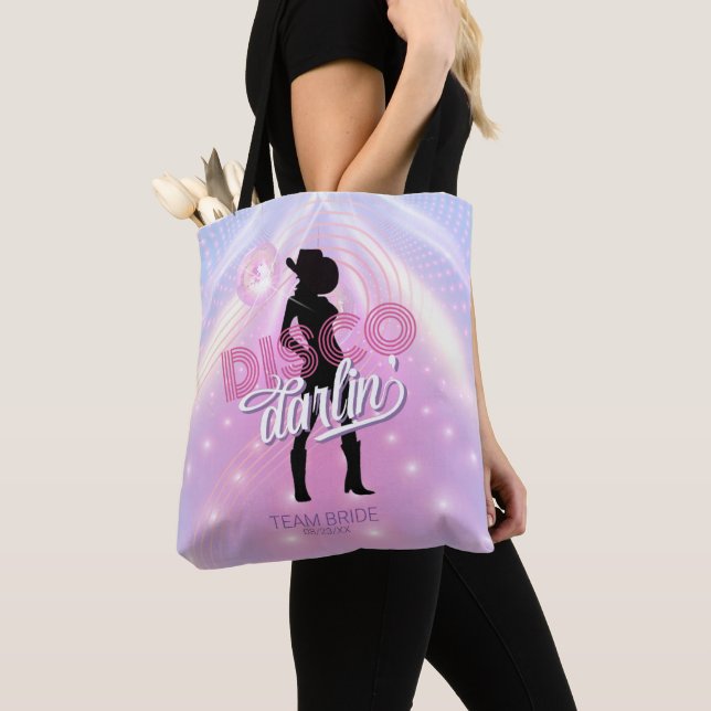 Bolsa Tote Disco Darlin' Equipe da Noiva Noiva v2 ID928  (Close Up)