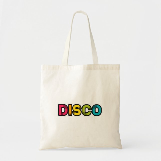 Bolsa Tote DISCO retro vinil (Frente)