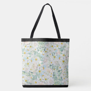 Bolsa Tote Disias de Aquarela de Pastel Delicadas