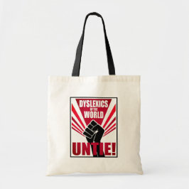 Bolsa Tote Disléxicas do mundo unidas! propaganda soviética