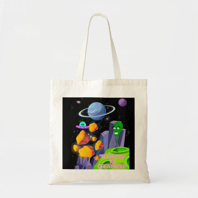 BOLSA TOTE DISPARANDO PARA A GRANDEZA (Frente)