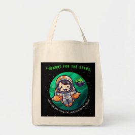 BOLSA TOTE DISPARE PARA AS ESTRELAS, ASTRONAUTA