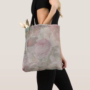 Bolsa Tote Dissociação de Colagem Floral dos EUA