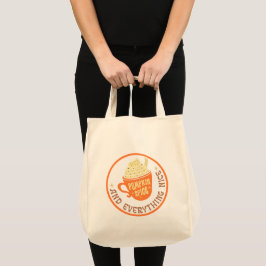 Bolsa Tote Distintivo da Especiaria de Abóbora