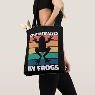 Bolsa Tote Distribuído Facilmente Por Sapos Amantes Coloridos
