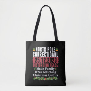 Bolsa Tote Distúrbio da Paz Correcional do Polo Norte Família