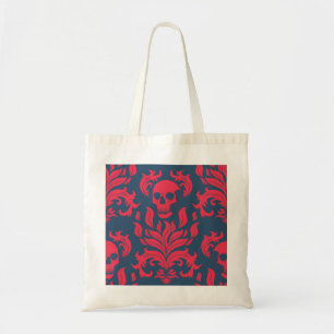 Bolsa Tote Distúrbio de Chama do Crânio em vermelho de aperto