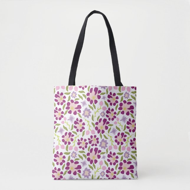 Bolsa Tote Ditsy floral (Frente)