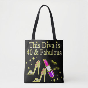 BOLSA TOTE DIVA É 40 E FABULOSO DESIGN DE AÇO DOURADO