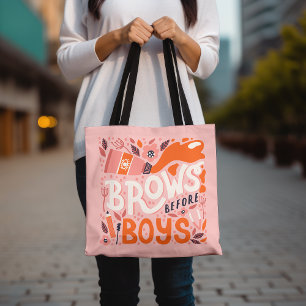 Bolsa Tote Diversão Antes dos Meninos Comprarem Fashionáveis