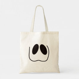 Bolsa Tote Diversão, assustador, cara fantasma para o Hallowe