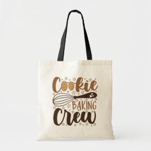 Bolsa Tote Diversão Cookie Baking Crew Design