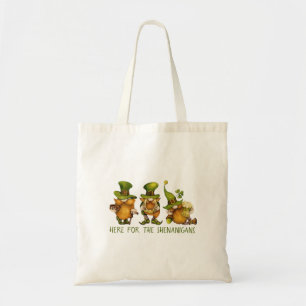 Bolsa Tote Diversão de Gnomos Irlandeses no Dia de São Patríc