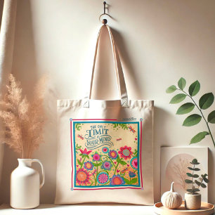 Bolsa Tote Diversão Floral Dragonfly Nome Personalizado Inspi