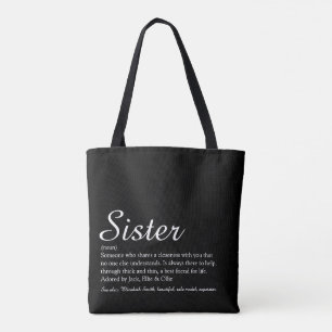 Bolsa Tote Diversão Moderna do Script de Definição Sistem