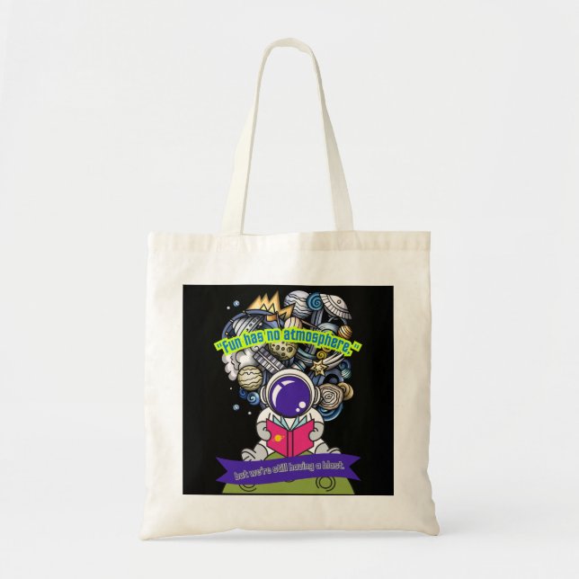 Bolsa Tote Diversão não tem atmosfera (Frente)
