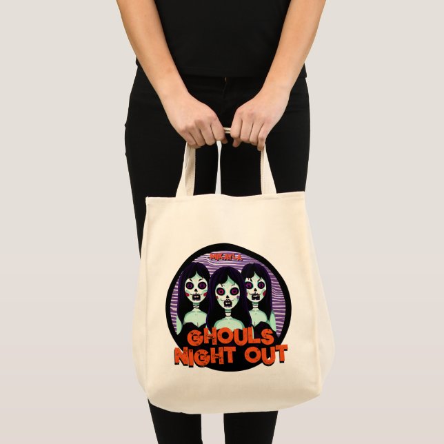 Bolsa Tote Diversão Noite De Ghouls (Frente (produto))