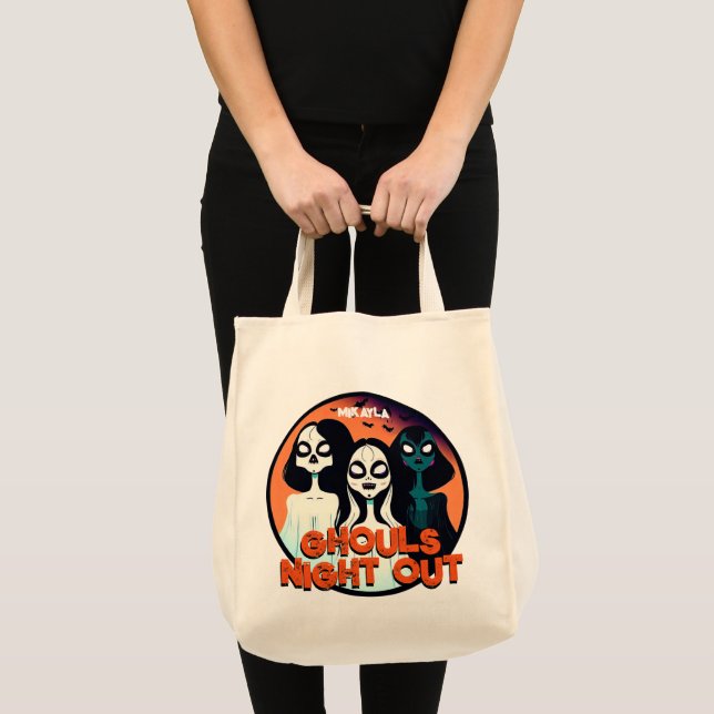 Bolsa Tote Diversão Noite De Ghouls (Frente (produto))