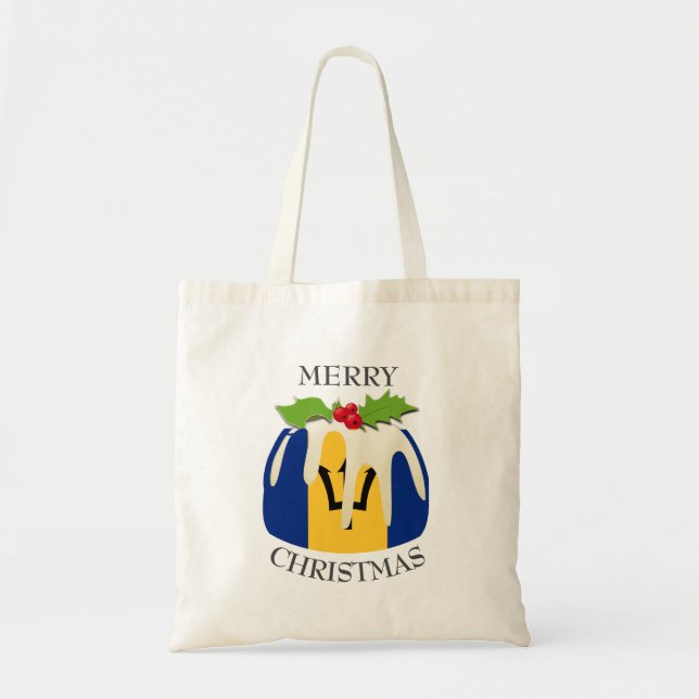 Bolsa Tote Diversão | Pudim de Natal | PAVILHÃO BARBADOS (Frente)