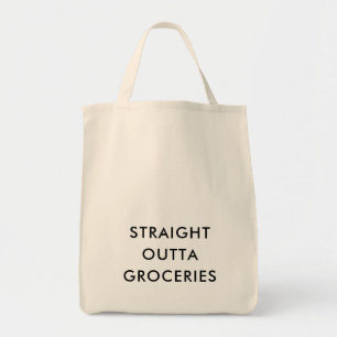 Bolsa Tote Diversão RETO DAS COMPRAS Minimalista Moderno Tot