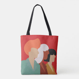 Bolsa Tote Diversidade de Mulheres - Moderna do Século Médi