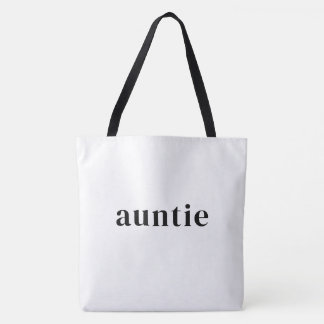 Bolsa Tote Divertida Tia Havaiana Pidgin Estilo Local Branco
